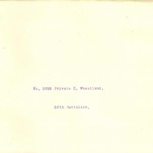 Soldier packet page