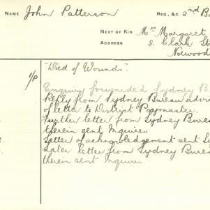 Soldier packet page
