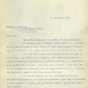 Soldier packet page