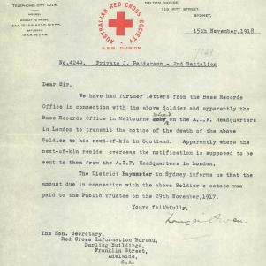 Soldier packet page
