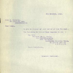 Soldier packet page