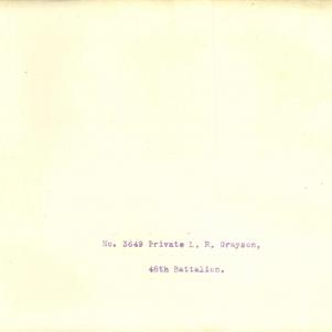 Soldier packet page