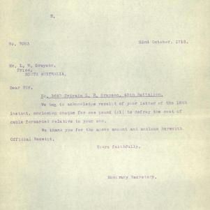 Soldier packet page