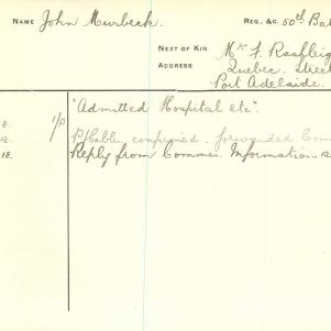 Soldier packet page