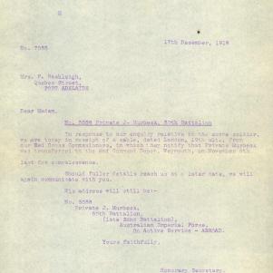 Soldier packet page