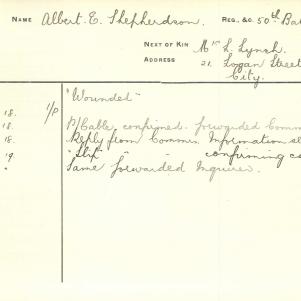 Soldier packet page