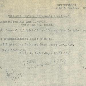 Soldier packet page