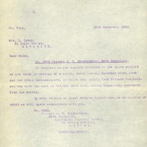 Soldier packet page