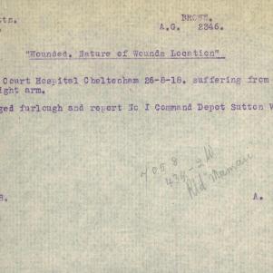 Soldier packet page