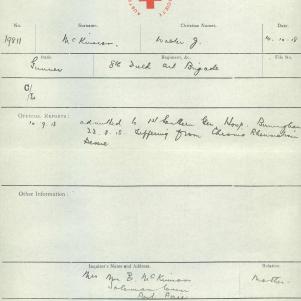 Soldier packet page
