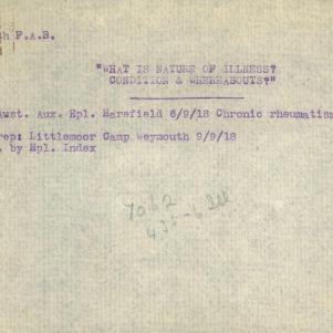 Soldier packet page