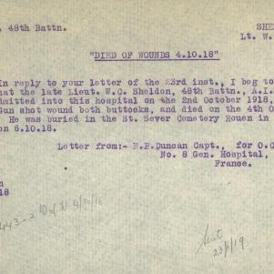 Soldier packet page