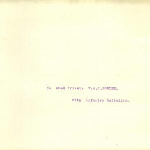 Soldier packet page
