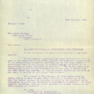 Soldier packet page