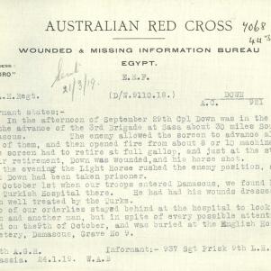 Soldier packet page