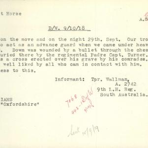 Soldier packet page