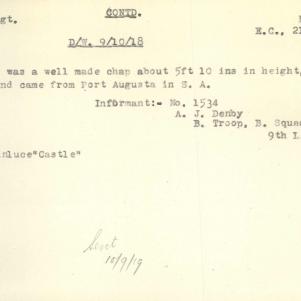 Soldier packet page
