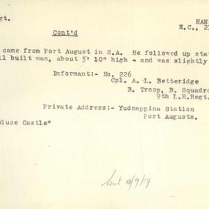 Soldier packet page