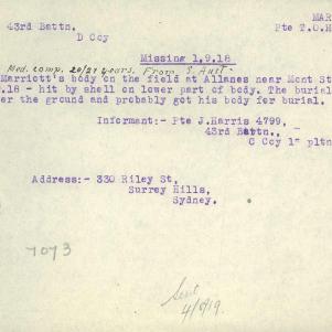 Soldier packet page