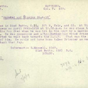 Soldier packet page