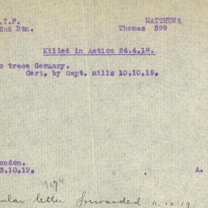 Soldier packet page