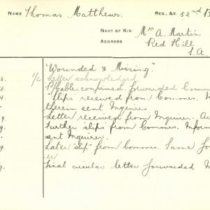 Soldier packet page