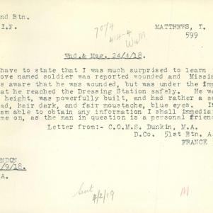 Soldier packet page