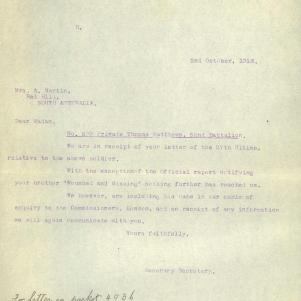 Soldier packet page