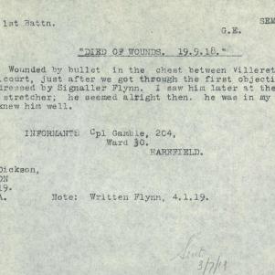 Soldier packet page