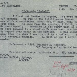Soldier packet page
