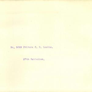 Soldier packet page