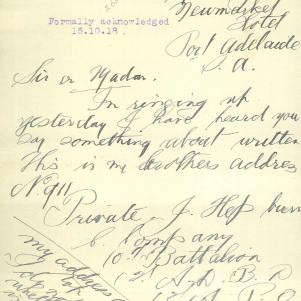 Soldier packet page