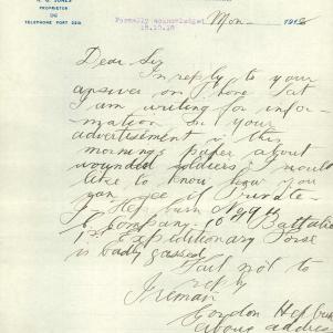 Soldier packet page