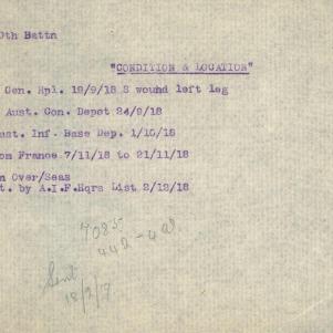 Soldier packet page