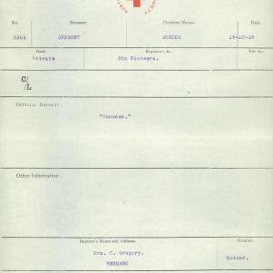 Soldier packet page