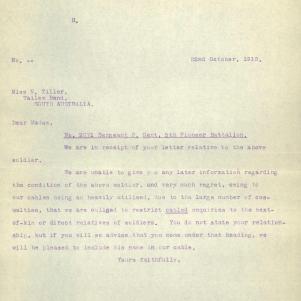 Soldier packet page