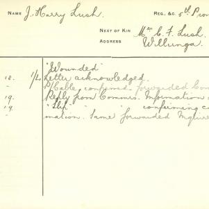 Soldier packet page