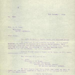 Soldier packet page