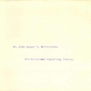 Soldier packet page
