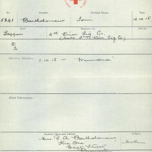 Soldier packet page