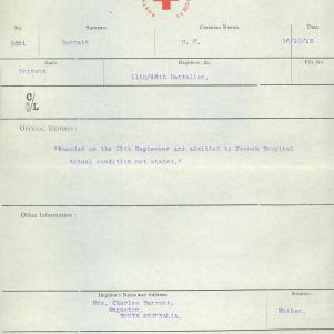 Soldier packet page