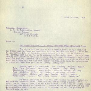 Soldier packet page