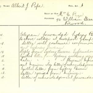 Soldier packet page
