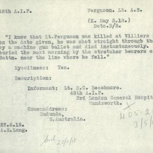 Soldier packet page