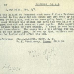 Soldier packet page