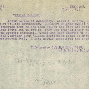Soldier packet page
