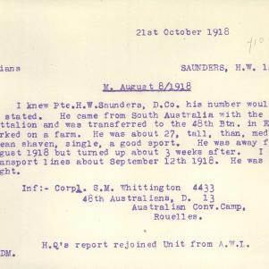 Soldier packet page