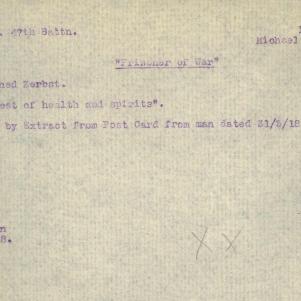 Soldier packet page