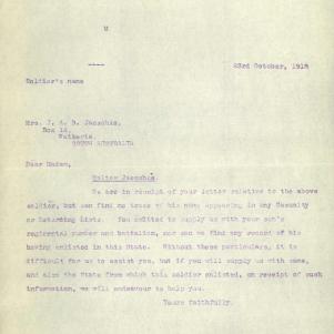 Soldier packet page