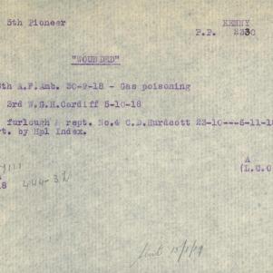 Soldier packet page